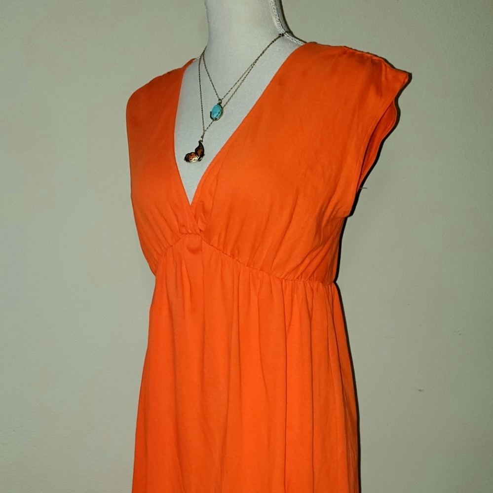 NWT. Old Navy Orange Dress
